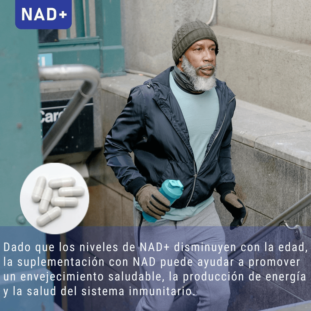 NAD Antienvejecimiento Energía y Concentración