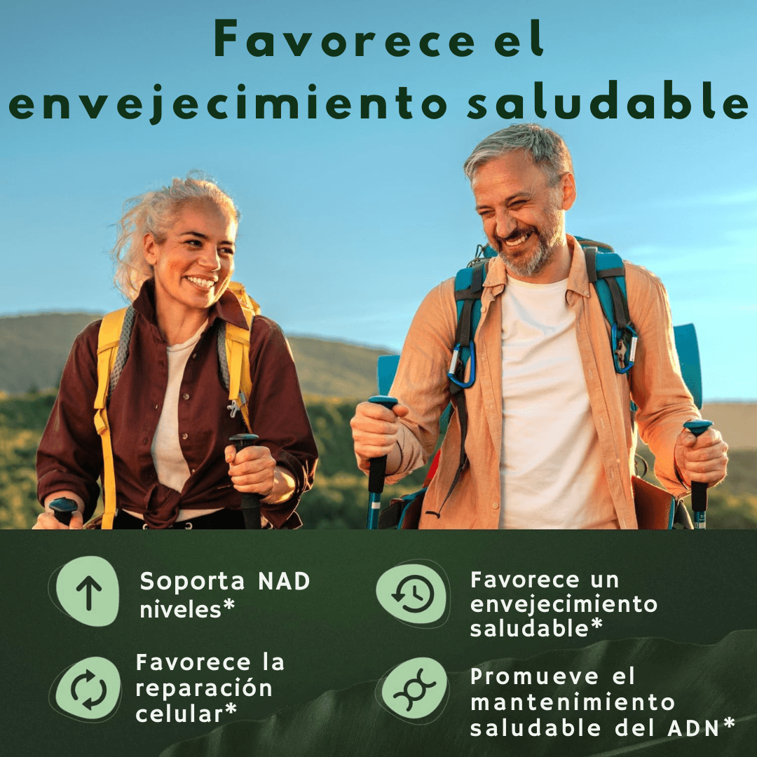 NAD Antienvejecimiento Energía y Concentración