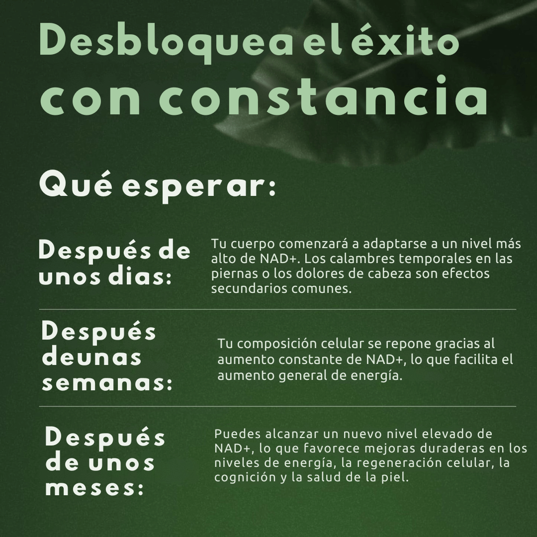 NAD Antienvejecimiento Energía y Concentración